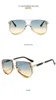 Metal Mesh Dekorativa Mäns Solglasögon Ocean Färgbeläggning Trend European och American Style Sun Glasses
