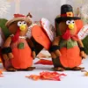 Party Supplies Thanksgiving Turkey Decorations Tabletop Ornaments Fall Autumn Harvest Day Home Living Room Kitchen Shelf Decor RRB11836