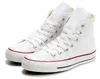 Chaussures habillées Taille 35-46 Unisexe High-Top Adult Women's Men's Canvas Shoes 13 couleurs Laced Up