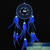 Handmade Blue Dream Catcher With Feathers Wall Hanging Decoration Ornament Gift Factory price expert design Quality Latest Style Original