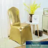 Fodere per sedia in spandex argento oro metallizzato Fodere per sedie color argento oro bronzo lucido Decorazioni per matrimoni Commercio all'ingrosso
