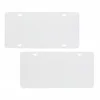 DIY Sublimation License Plate Blanks Metal Aluminium Automotive License Plate Tag Heat Thermal Transfer Sheet for Custom Design Work 4 holes 2holes