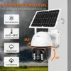 WIFI IP Batería Cámara 3MP HD 8W Panel solar alimentado PTZ Seguridad CCTV Vigilancia Exterior Recargable Inalámbrico