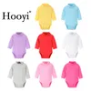 Baby Boy Clothes 100% Cotton Pure Solid Newborn Bodysuits Turtleneck Premature Clothing Shirts Tops 0 1 2 3 Years PJS Soft 210413