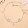 100% 925 Bracelet-Cute Rabbit / Carrot Pendant Bracelet-Women's Sterling Silver Chain 19cm-Fine Smycken-Alla hjärtans gåva