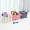 Home Foldable Storage Box Small Toys Cosmetic Case Basket Desk Clothing Sundries Organizer Bags