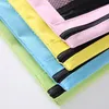 Oxford cloth 10-color eyelet stationery bags 6-color document bag set B5 double-layer zipper three-hole pencil case