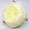 10cm Silk Peony Flower Whole 50pcs Artificial Rose Heads Bulk Flowers for Flower Wall Kissing Balls Wedding Supplies KB02 AA22209o