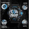 Smael 시계 남자 패션 군사 스포츠 쿼츠 시계 남자 시계 탑 브랜드 럭셔리 LED 디지털 망 손목 시계 Relogio Masculino X0524