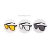 Custom Night Vision Glasses Headlight Driving Yellow Lens Eyewear UV400 PC Sunglasses9909279