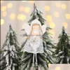 Świąteczne dekoracje świąteczne impreza Strona główna Ogród Drzewo Wisiorek Wiszące Cute Koronki Angel Doll Pluszowe Zabawki Xmas Ozdoby Festiwal BAUBL