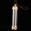 Collier gothique de fiole de sang pour Couple amoureux hommes femmes bouteille en verre Transparent être ouvert pendentif Necklaces281w
