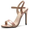 Summer Women High Heels Sandals Open Toe Platform Ladies Shoes Sexy Buckle Strap Stiletto Female Party Wedding Sandals X0526