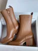 Bottes de pluie en caoutchouc pour femmes, plate-forme de styliste, bottes de pluie Betty en PVC avec fermeture éclair, chaussettes Mohair, bottes hautes, chaussures décontractées en plein air, NO327