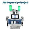 360 Degree Cryolipolysis Cryo Fat Freezing Slimming Machine Cryotherapy Cavitation RF Lipolaser Machines for Sale 2 Years Warranty New Technology 2021