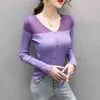 Autumn Wool Korean Slimming Long Sleeve Sweater Super Breathable Hollow Sunscreen V-neck Women's Cardigans 10601 210508