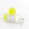 50Pcs/Lot White T10 W5W Ceramic Car Bulbs For Auto Clearance Lamps Reading Instrument Lights 12V