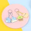 Women Key Cover Chains Animal Silicone 2 Pcs/Set Key Case Pendant Cartoon G1019