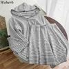 Fashion Women Striped Two Pieces Set Knitted Zipper Cardigan Elastic High Waist Knee Length Half Pant Female Tracksuit 210519