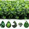 Decorative Flowers & Wreaths 20 Pcs Artificial Boxwood Grass 25x25cm Backdrop Panels Topiary Hedge Plant Garden Backyard Fence Greenery Wall