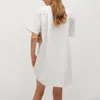 Женские летние повседневные рубашки платье с коротким рукавом свободно карманные белые женские элегантные поплин мини платья одежда Vestidos 210513