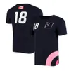 F1 T-shirt team racing kostym kort ärm t-shirt bilmaskin som kör arbetsunderhållskläder Anpassa samma stil