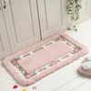 6 Sizes Square Doormat Floor Carpet for Living Room Bedroom Hallway Water Absorption Non-slip Bathroom Mat Toilet Rug Foot Pad 211130