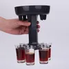 6 S Dispensador de vidrio Barra de soporte Portaherramientas Caddy Licor Fiesta Juegos de beber Cóctel Vino Cerveza Llenado rápido 1470970