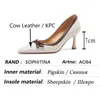 SOPHITINA Stiletto Lady Chaussures Banquet Square Toe Casual Sortie Chaussures Rétro Bordure Papillon-Noeud Vente Pompes Pour Femmes AO84 210513