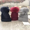 Casual Designer Män och kvinna ull kepsar stickad hatt mode damer vinter hattar för märke keps Tide broderi ingen låda