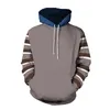 Mäns Hoodies Sweatshirts Hoodie Jacket Cosplay Kläder Anime 3D Sweatshirt Casual Loose Höst Pullover XL