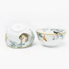 Bone China Phnom Penh Ceramic afternoon tea Creative Saucer Set Pull Flower Coffee Cup Dish