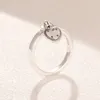 925 Sterling zilveren hart ring hanger trouwringen originele doos voor pandora hartvormige hangslot vrouwen luxe designer sieraden set