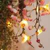 Arı Peri Dize Işıkları Açık Su Geçirmez Bal Arılar Dekor Bahçe Noel Süslemeleri Için Sıcak Beyaz