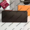 Brieftasche Männer lange Multi-Pocket-Geldbörsen Damen Kartenpaket Doppelreißverschluss Temperament lässige Mode einfarbig Gitter mehrfarbig o261k