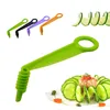 Nuovi strumenti creativi per affettare a spirale per cetrioli, frutta e verdura, affettare rotanti, taglierina multifunzionale e dispositivo di taglio, gadget da cucina