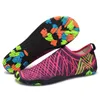 (o link para pedido de mistura) Tênis feminino Aqua-Shoes River-Sea Beach-Mesh Swimming Summer Non-Slip Respirável Quick-Dry