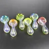 glass bowl pipe glass smoking pipes beatuful tabacco pipe Mini 2.5 Inches Long Hand Spoon Mixed Colors