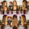 4/27 Hoogtepunt Pruik Braziliaanse Body Wave Pruik Hoogtepunt Kant Voor Menselijk Haar Pruiken Honingblond Ombre Kant Voor Pruik Remy