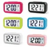 Sensor inteligente Luz nocturna Reloj despertador digital con termómetro de temperatura Calendario Reloj de mesa de escritorio silencioso Reloj RRA4532