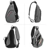 Mixi Mannen Eén Schouder Rugzak Vrouwen Sling Bag Crossbody USB-jongens fietsen sport reizen veelzijdige mode tas student school 210929