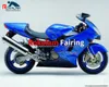 For Kawasaki Ninja ZX 12R 00 01 ZX12R Blue 2000 2001 Fairing 2000 ZX-12R Motorcycle Moto Bike Fairings (Injection Molding)