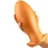 NXY Anal Plug Oeuf s Super Doux Fesses Énorme Silicone Prostate Masseur Anus Dilatateur Stimulateur Lourd Sex Toys1215