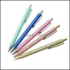 Ballpoint Writing Business IndustrialBallpoint Pennen 2 stks Flash Ball Glitter Metalen Balpen 1.0mm Zwart Refill Student School Briefpapier