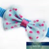 Moda Cute Kotek 1 pc Regulowany Bowknot Nylon Dog Cat Pet Collar Bow Tie Bell Puppy Candy Color Nectie