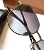 Lunettes de soleil de mode homme vintage 8023 monture en métal irrégulière style simple et généreux design rétro de haute qualité extérieur uv400 protec311R