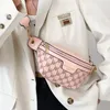 Designer white waist belt bag for women luxury fanny pack korean chest bum bag fashion money purses crossbody heart bag wallet8343065