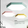 Plafonniers Lampe de chambre moderne Salle d'étude en forme de diamant Salon LED Lustre d'intérieur Macaron