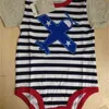 Самолет Baby Boys Одежда Bodyysuit Лето Короткий Рукав Bebe Одежда Share Полоса Новорожденный Корпус для малышей Комбинезон 210413