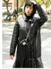 Женский пуховик Parkas зимняя юбка куртка черная мода
